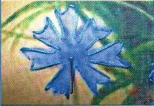 Вышивка лентами: "Васильки и ромашки" Вышивка лентами: "Васильки и ромашки"