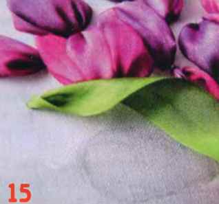 «Тюльпаны» вышитые лентами