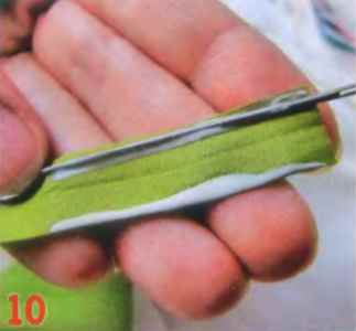 «Тюльпаны» вышитые лентами