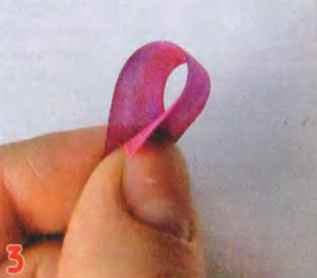 «Тюльпаны» вышитые лентами